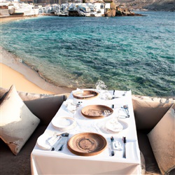 De 5 meest romantische plekken voor een diner op het strand op Mykonos