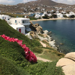 Het verkennen van de prachtige natuur van Mykonos