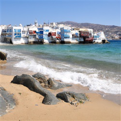 Ontdek de Magie van Little Venice Beach op Mykonos: Een Paradijselijke Bestemming