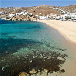 Ontdek het paradijselijke Elia Beach op het prachtige eiland Mykonos